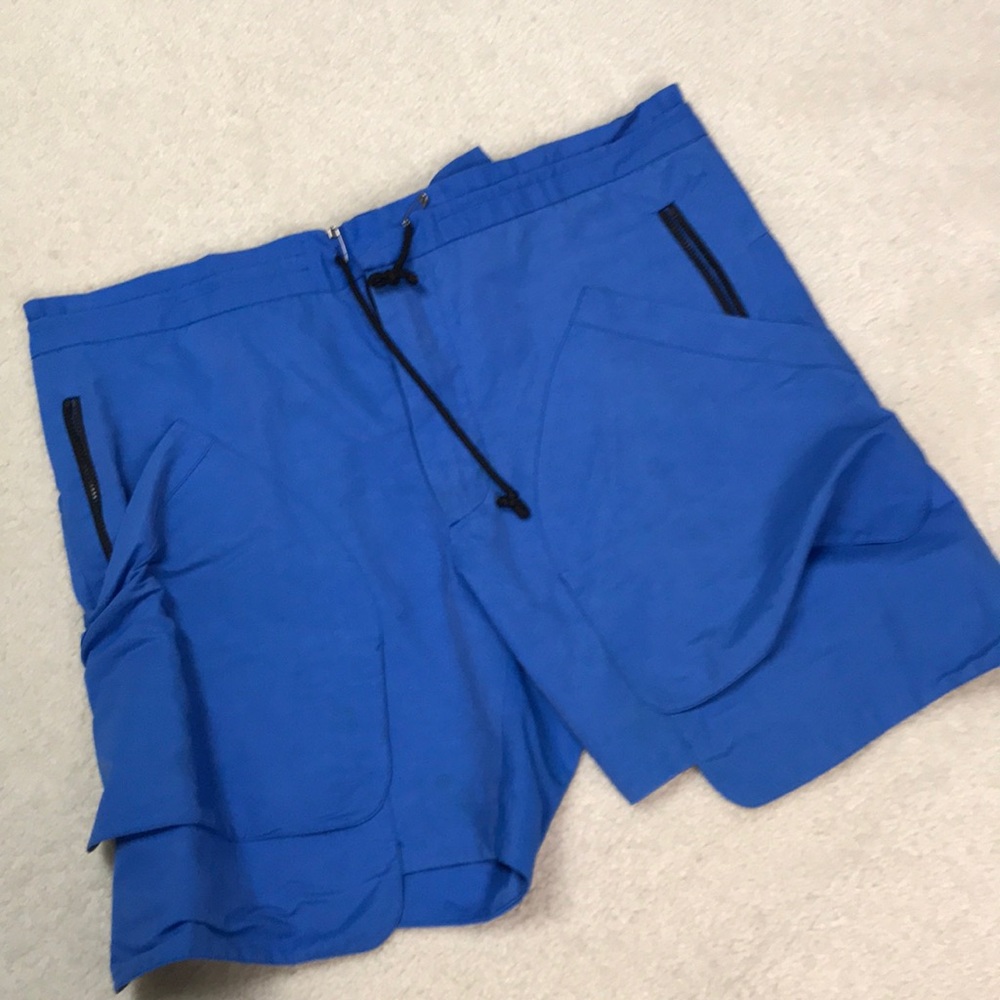Marni 👑 Royal Blue Shorts Sz 40 Cotton Nylon Lin